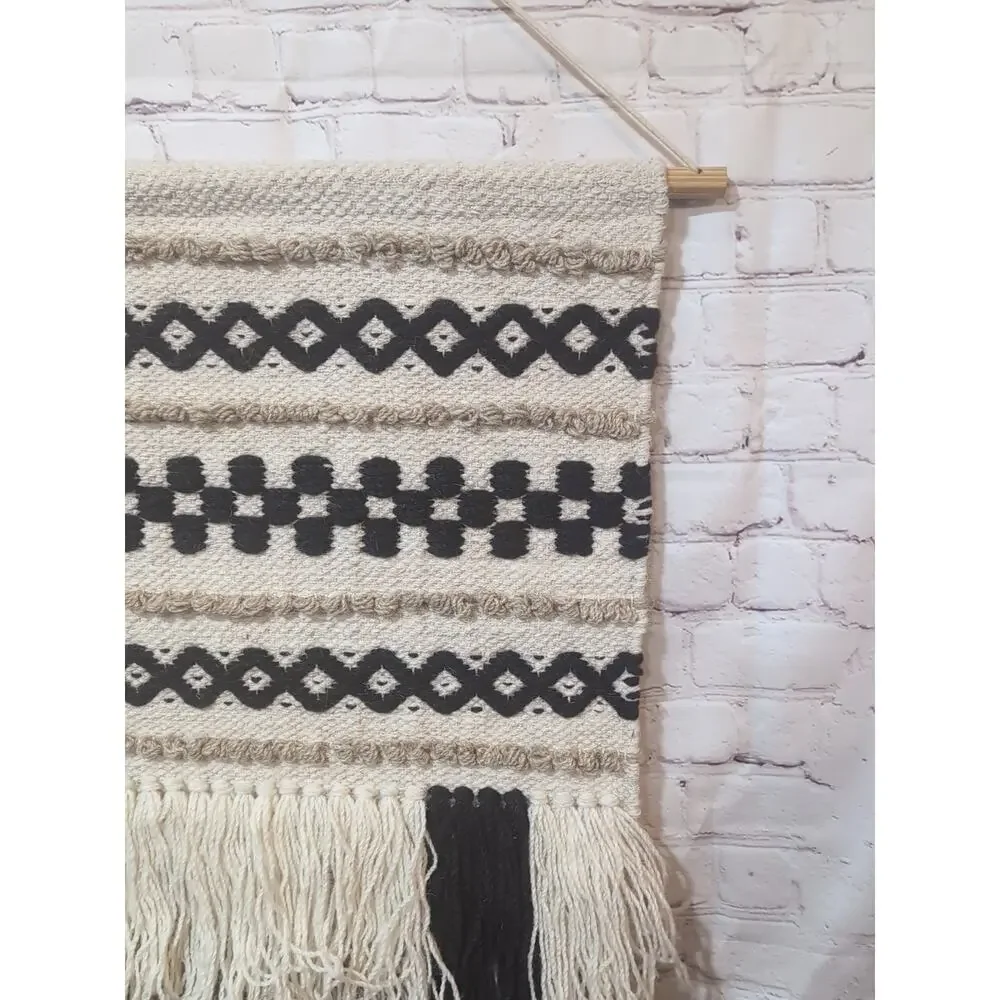 Woven Tapestry Hanging Wall Art Boho Decor Tribal Earthie 23